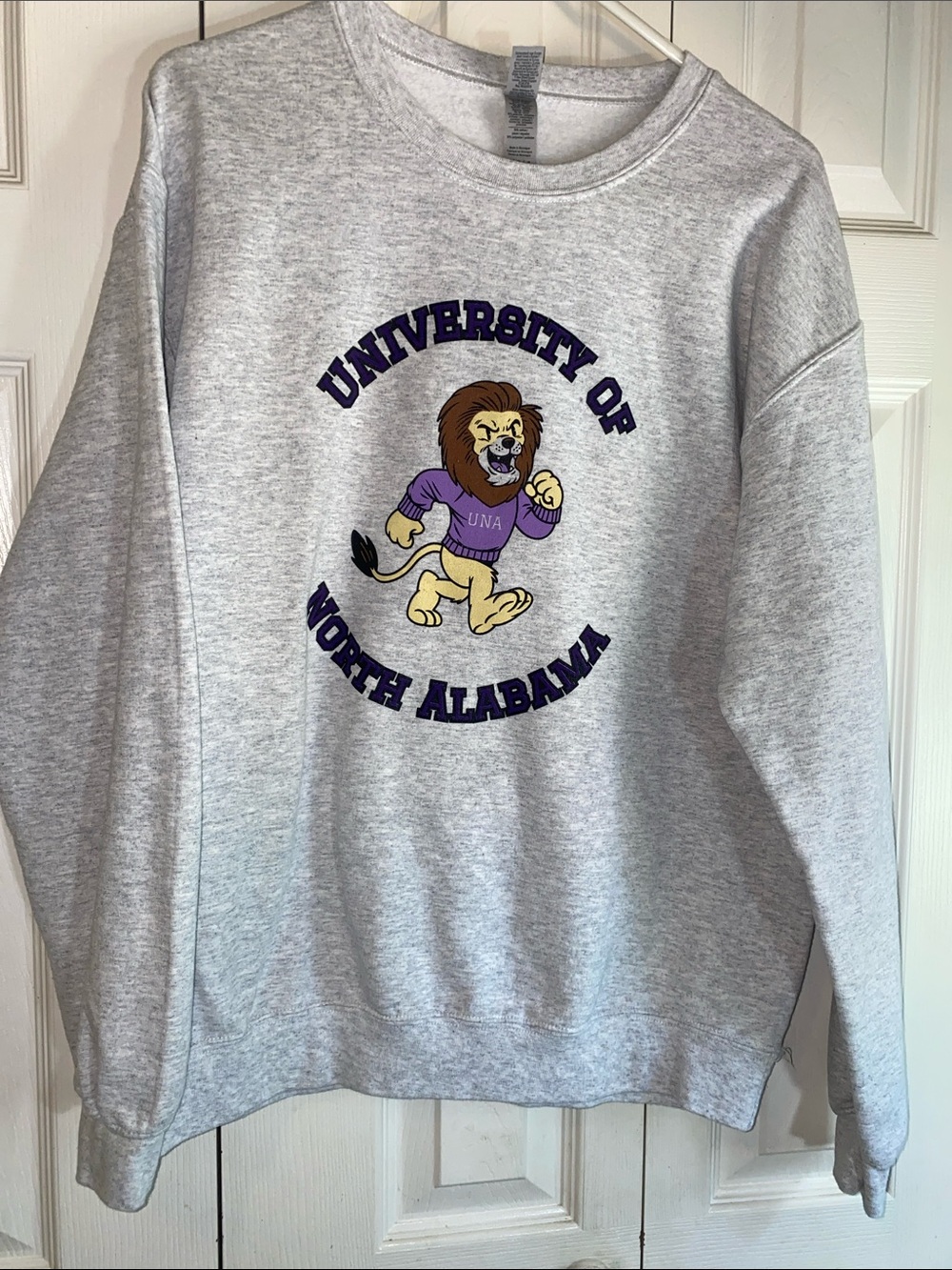 University of North Alabama Gray Crewneck Sweatshirt